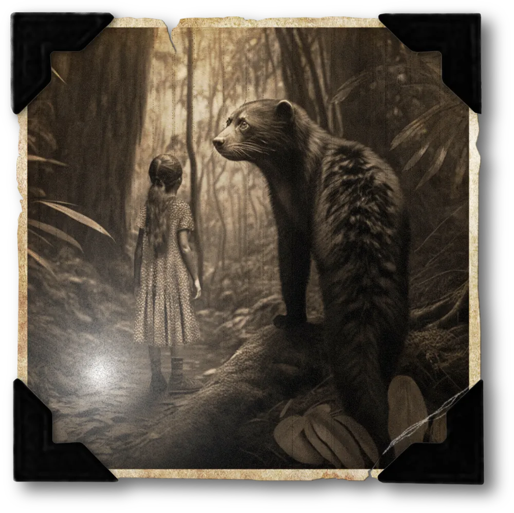 Ilustración del capítulo XII, Nahualli, de la novela El Entierro de Mario Young